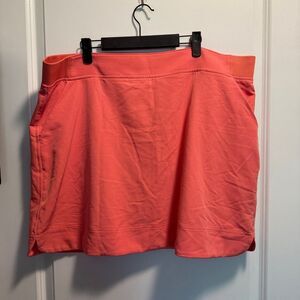 32 Cool Coral Skirt with Pockets Mini A Line